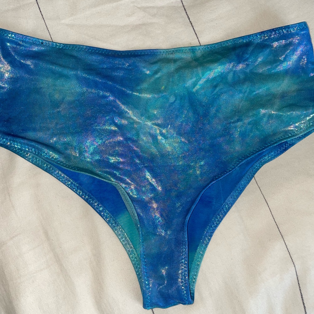 Cheeky irridescent mid rise cheeky bottoms WILD LOVE